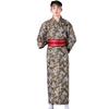 LanBuff Yukata Set and Waist with Easy To Summer Solid Japanese Clothing for Men One Size Fits Men's 2-Piece (Yukata Obi) One-Touch Obi, Dress, Wear,