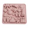Strand-Thema Silikonform für Schokolade Pudding Gummibärchen Antihaft Flexibel Lebensmittelqualität Formschale zum Backen DIY Basteln