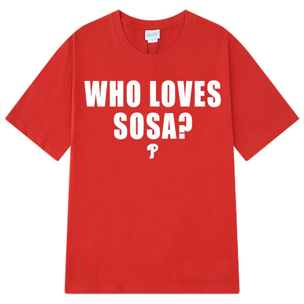 

Who Loves SosaChief Keef TShirt Mens Rap Hip Hop Fashion Casual Short Sleeve Oversized High Quality Cotton Unisex T Shirt M
