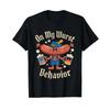 On My Wurst Behavior Oktoberfest Funny Gerunisex American Flags T Shirt Vintage Top For Everyday Wear Casual Stylish