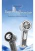 Transparent Mech-Style Portable USB Fan with Ice Pack and High-Speed Cooling