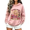 Women's Fashion Casual Hooded Long Sleeve Letter Print Sweatshirt