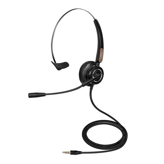 U900 H510 Telephone Headset High Fidelity Noise Reduction Breathable 3.5mm RJ9 MIC Long Cable Call Center Headphone for Telemarketing