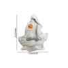 Cartoon Halloween Ghost Statue DIY Resin Candlestick Ornament Meditation Ghost Sculpture  Garden