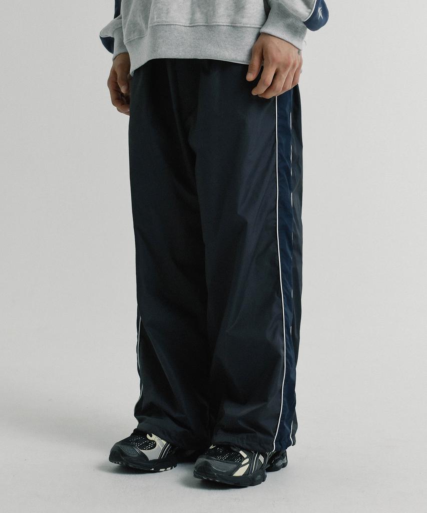 PHYSICAL DEPARTMENT Piping Tail Track Pants_Charcoal