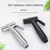 Stainless Steel Bidet Toilet Sprayer Kit Hand Sprayer Handheld Toilet Bidet Sprayer Self Cleaning Bathroom Shower Head