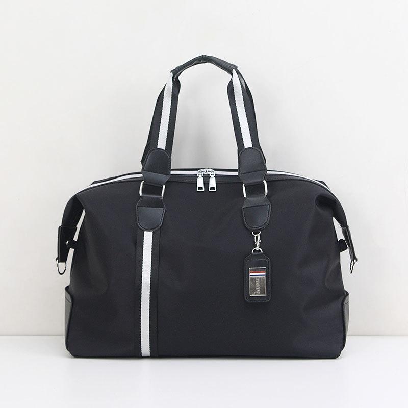 

Мужская водонепроницаемая дорожная сумка-дафл в корейском стиле Large чёрный