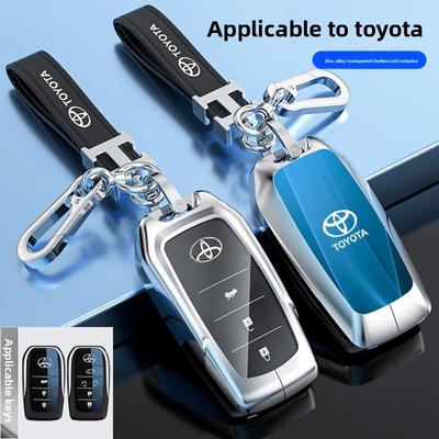 Funda para Llave de Coche Para Hilux 2024 Yaris Corolla 2023 Rav4 2021 CHR Revo Auris Innova Highlander Venza Soporte para Llaves