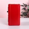 Mini Metal Piggy Bank with Password Combination Lock & Key Portable Small Money Safe for Kids Student Dorm Storage Use