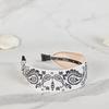 MAIA Paisley Hairband - Plain Black