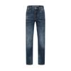 NVG·YOUNG Herren Slim Straight Washed Denim Jeans