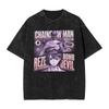 Japanese Reze Chainsaw Man Anime T Shirt Beach Vintage T Shirts Cotton Trending Tshirt for Men Short Sleeve Design Tees