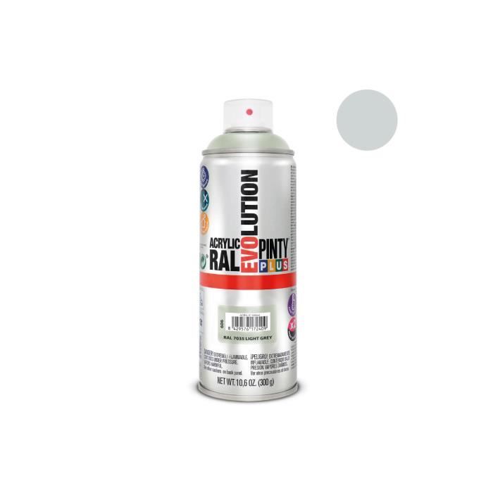 Peinture Acrylique - GENERIQUE - Pintyplus Evolution - 520cc - Ral 7035 - Gris Clair