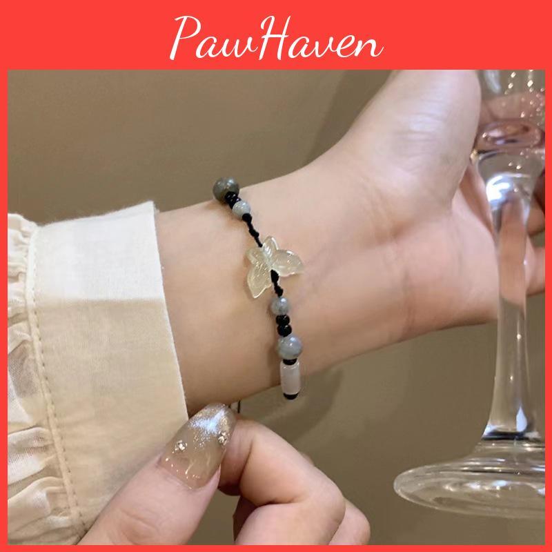 Handmade Exquisite Lighthued Bamboo Knot Bracelet Unique New Chinese Trend