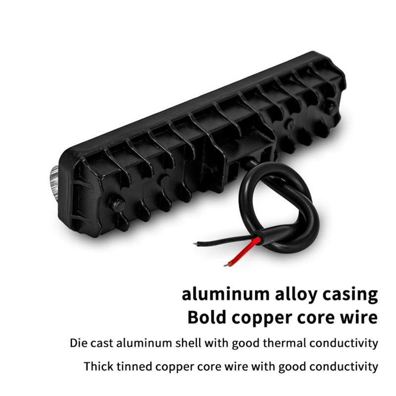 1Pcs Led Forklift Safety Lights Straight Red Hazardous Light Strips Reverse Trucks, Excavators, Industrial Equipment Lights