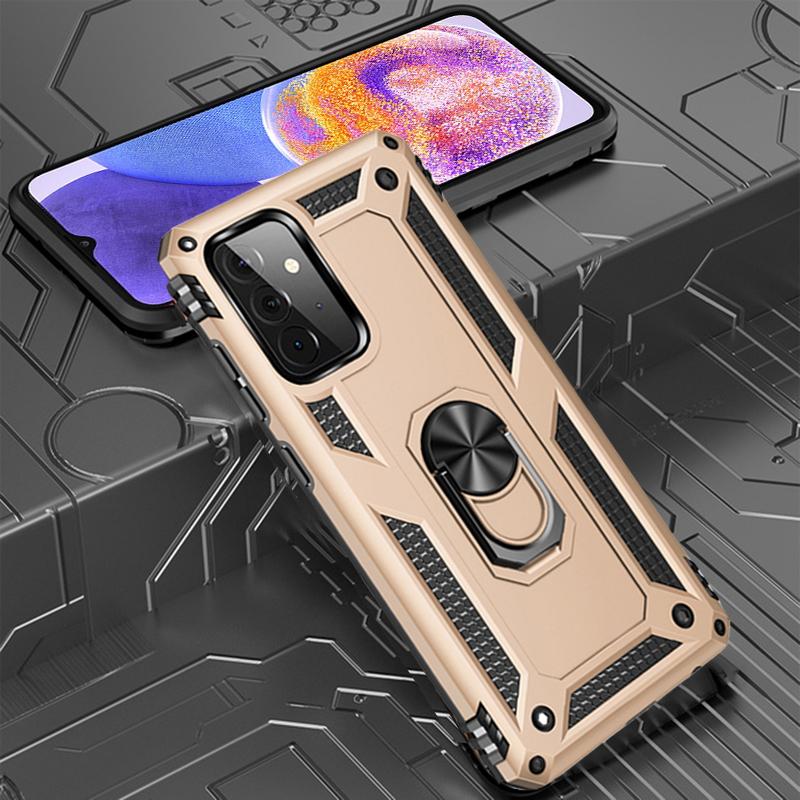 Armor Shockproof Ring Stand Case For Samsung Galaxy A23 A53 A33 A73 A22 A32 A52 A13 A12 A51 A71 M23 M13 M32 M53 S20 S21 Plus S22 Ultra Hard Back Cover