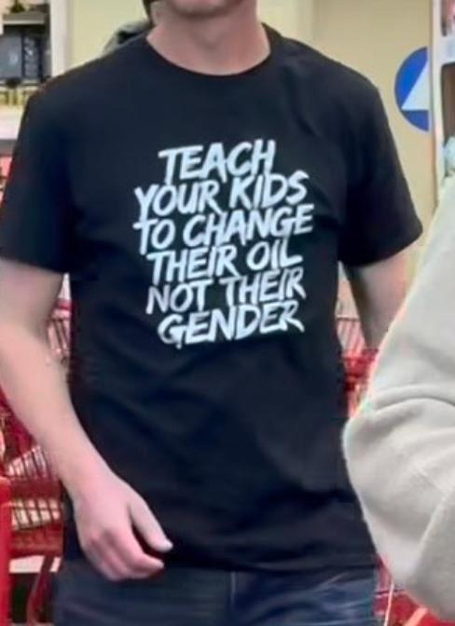 teach your kids to change their oil not their gender Shirt L