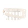 100pcs 10 Teeth Wig Clip Stainless Steel   Hairpiece Snap Clip for Hair Extension