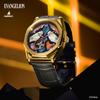 GARRACK Shin Evangelion Collaboration Watch Model Automatic 5ATM Waterproof Mineral Glass Multicolor Dial Unisex Unit-00 SMS-EVA-41-0