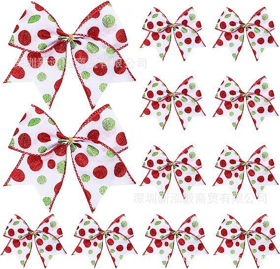 

Рождественский бант Hongyi Webbing, рождественские украшения ручной работы, украшения для рождественской елки, маленькие банты ручной работы 7#15CM*15CM