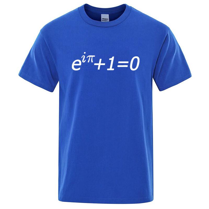 Mens High Quality Tshirt 100 Cotton Funny Mathematical Design Print Summer Casual Loose for Men TShirt Male Hip Hop Tops