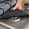 4Pcs Gas Stove Protectors Reusable   Burner Covers Kitchen Mat  Protector Cleaning Pad Liner Cover  Top