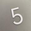3D Self-adhesive Waterproof Plating House Number 0 To 9 Modern Gold Digits House Number Door Plate Address Outdoor Door Number