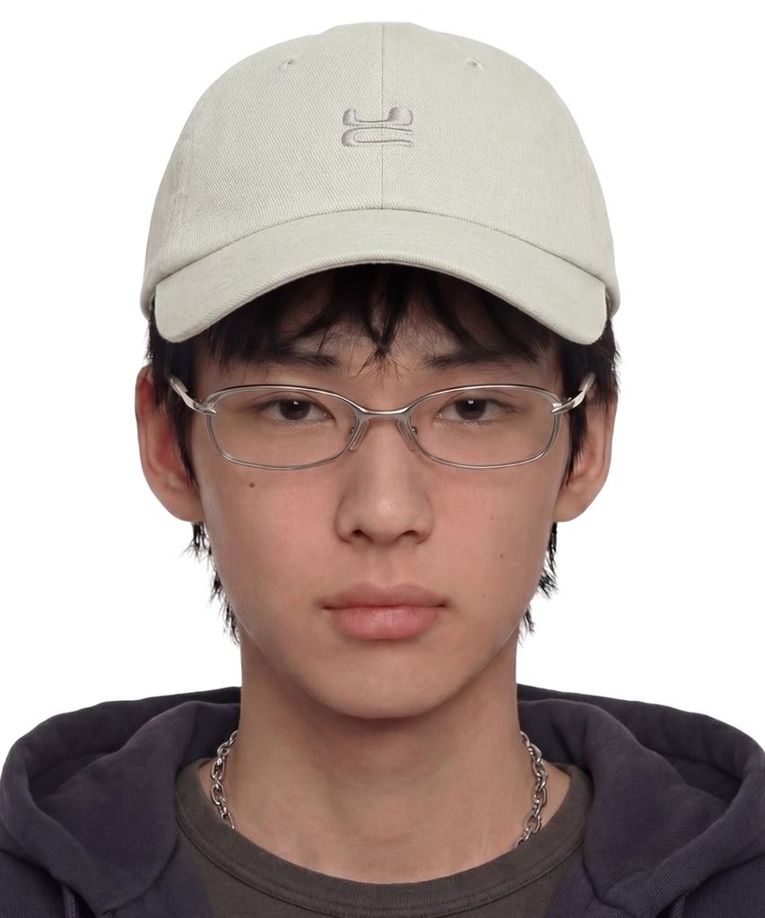 Eondeokeonteulol Four Seasons Cotton Logo Embroidered Basic Soft Top Unisex Ball Cap Uc / Washed B B / Mint