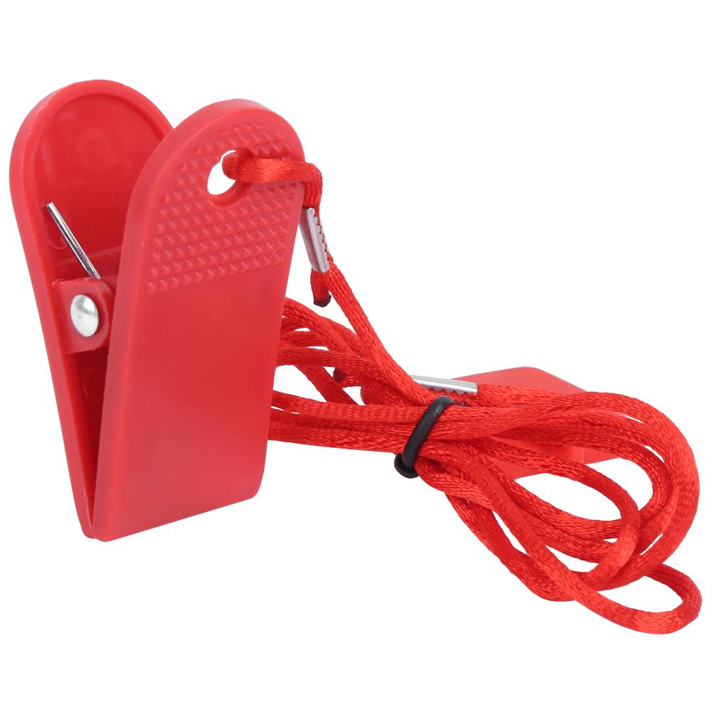 2Pcs Running Machine Safety Switch Lock Magnet Key Universal Accessory Square Safety Clip