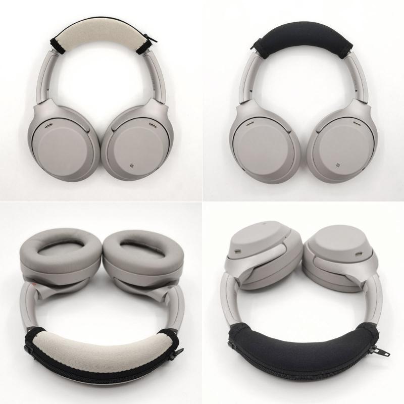 Replacement Head Beam Repairing Covers for 1000XM2 1000XM3 Headphone Zipper Loop Covers Protectors Headband
