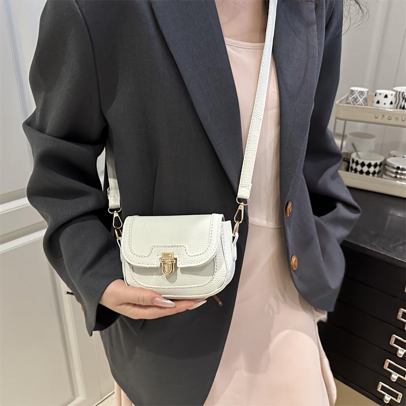 Retro Underarm Single Shoulder Bag Texture Korean Style Trendy Crossbody Small Square Bag
