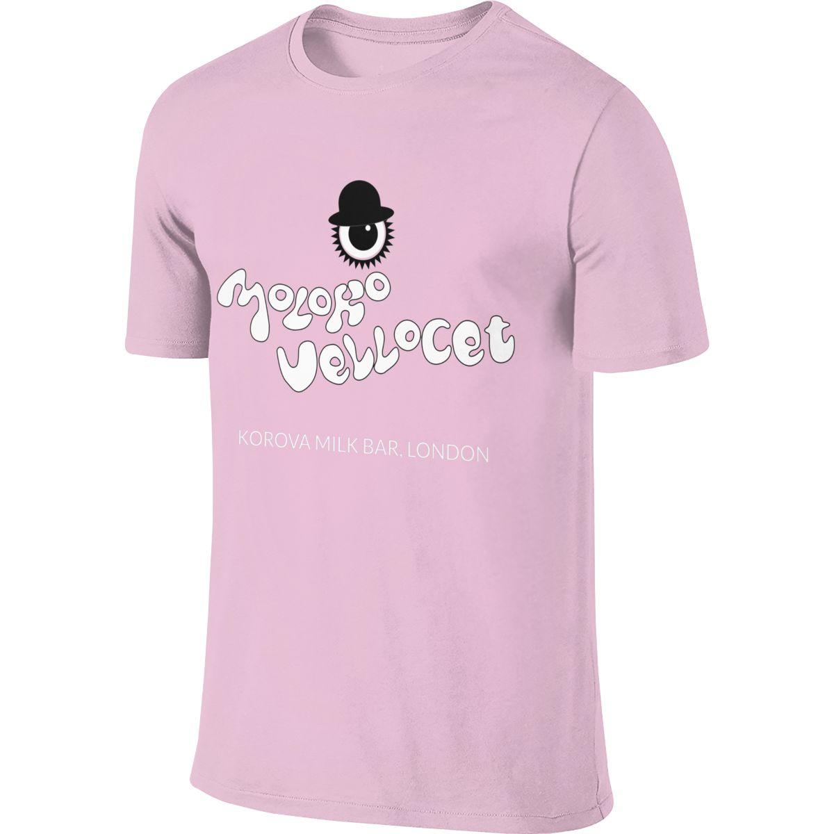 A Clockwork Orange Moloko Velloce Tee Fashion Crewneck Man S Retro Natural Cotton S XL