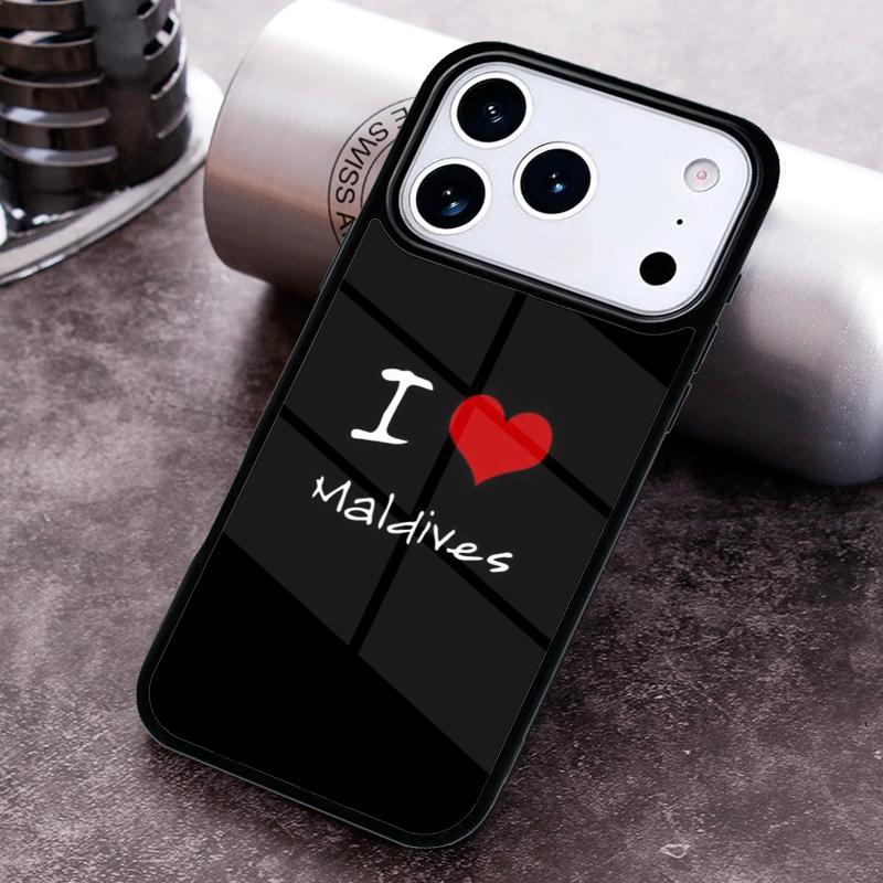 Maldives Passport Phone Case for iPhone 17 16 15 Pro Max Air 14 13 12 11 Plus Shockproof Capa Cover
