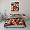 Piglets and barn design. Bedding sets Duvet cover sets Duvet covers Pillowcases(1 * Duvet Cover 2 * Pillowcases without duvet insert)