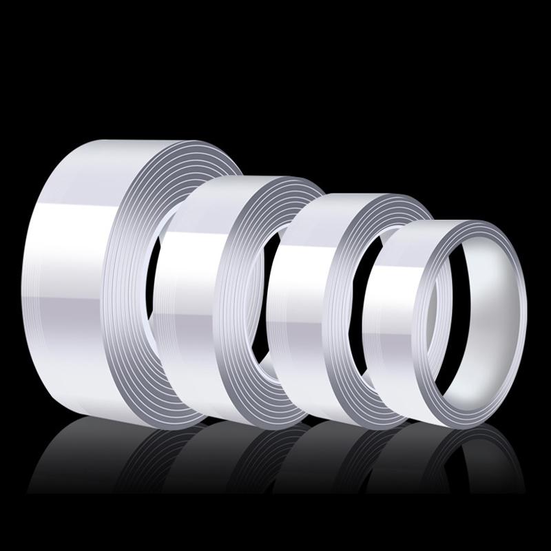 Power Tape Super Strong Double Sided Tape Extra Strong Adhesive Non-slip Tape Waterproof Transparent Tape for Kitchen Bathroom