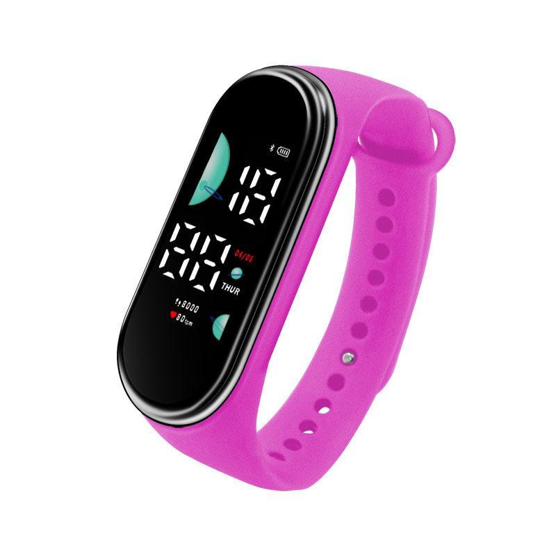 Motion Sports Watch For Electronic Led Digital Wristwatch Fashion Casual Simple Silicone Touch Waterproof Clock