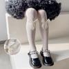 Kids Tight For Girls Solid Color Lace Bow Hollow Out Pantyhose For Children Cute Thin Breathable Legging Summer Sweet Stocking