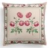 European-style Flower Pillowcase, Retro American Rose Flower Printed Pillow and Cushion Cover