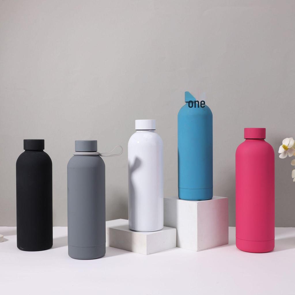 304 Stainless Steel Sports Thermos Bottle - Large Capacity, Portable, Outdoor