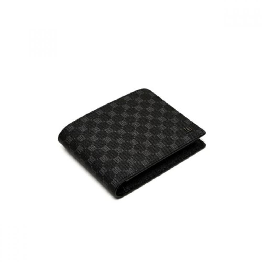 Daks Black Lewis Dd Pattern Pvc Wallet Dbwa6e123bk