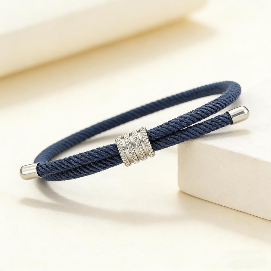 Simple Elegant Adjustable Cord Bracelet For Both Men And Women Grade A 4mm Rope Handmade Braided Friendship Braslet Unfading