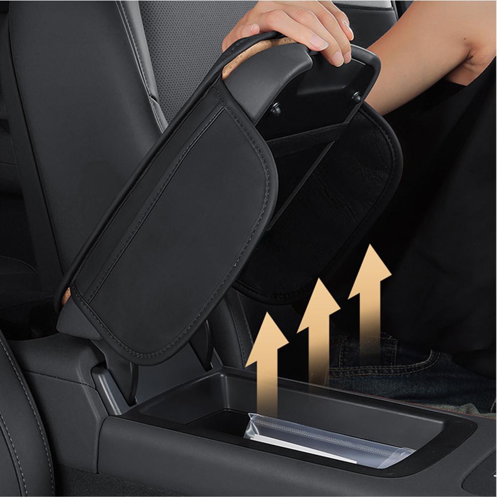WTRK1 Car Armrest Pad Soft PU Leather Anti Scratch Universal Waterproof Box Cover Cushion Resistant For Toyota Camry Hilux Corolla