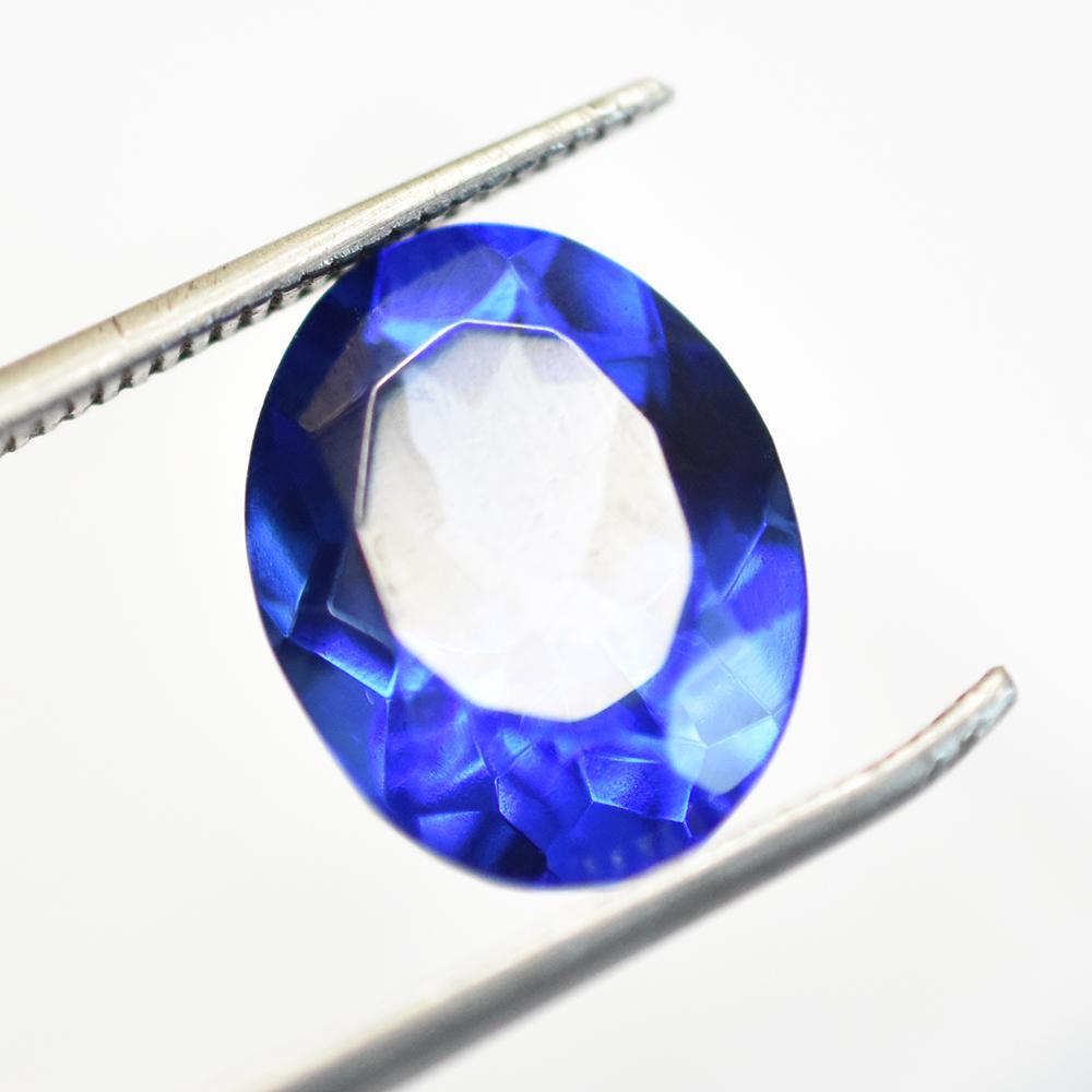 Natural Blue Sapphire Loose Gemstone 7.50 Ct Oval Shape September Birthstone for Gem Collections