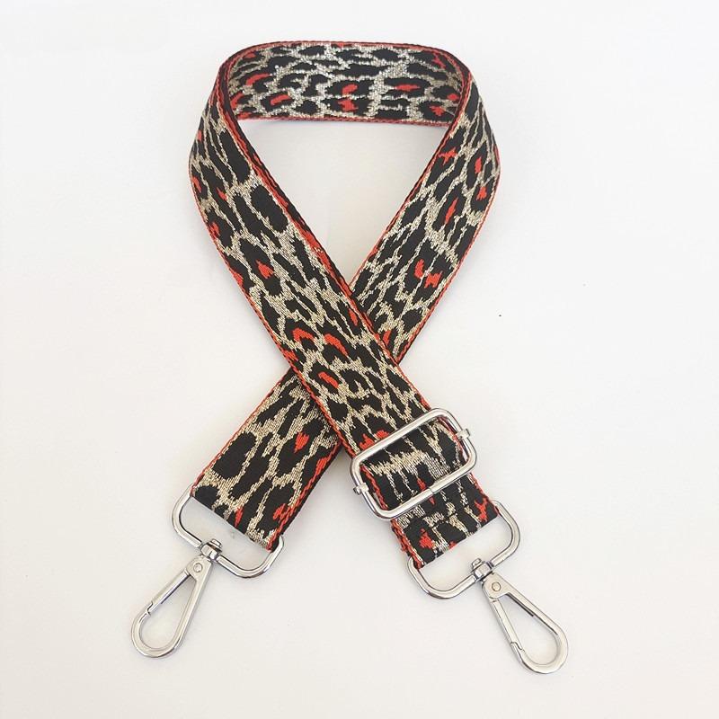 New Color Leopard Print Luggage Accessories Strap Adjustable Shoulder Crossbody Women's Bag Versatile Long Strap Broadband