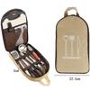 Outdoor Camping Cookware Kit Picnic Barbecue Drive Trip Kitchen Tools Dormitory Mini 8-piece Portable Kitchenware Utensil Set