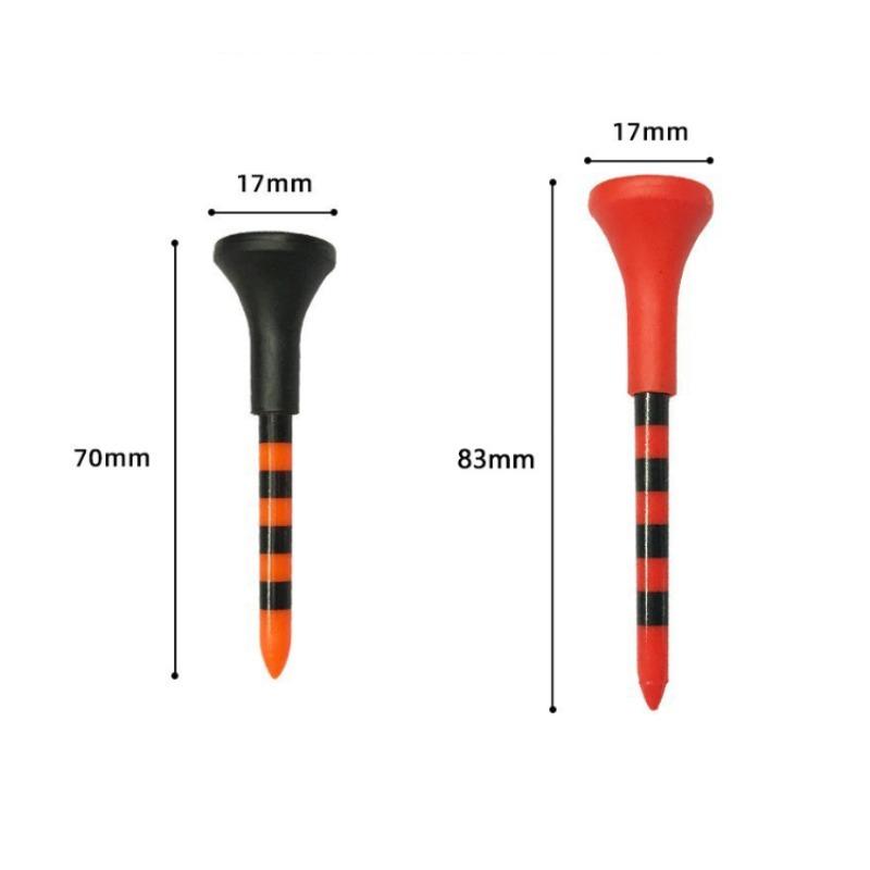 5PCS Golf Nail TEE Plastic Seat Cover Head Cover Serve Golf Tee Seat Ball Holders Mix Color Training Aids 5