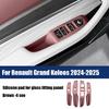 For Renault Grand Koleos 2024 2025 Silicone pad for car window glass lifting panel and interior protective components