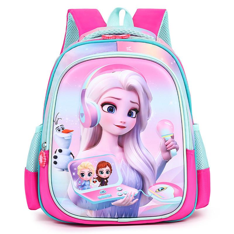 Spider Man Unicorn Elsa Kuromi Hello Kitty School Backpack With Lightweight Nylon And Air Cushion Straps For Preschool Children