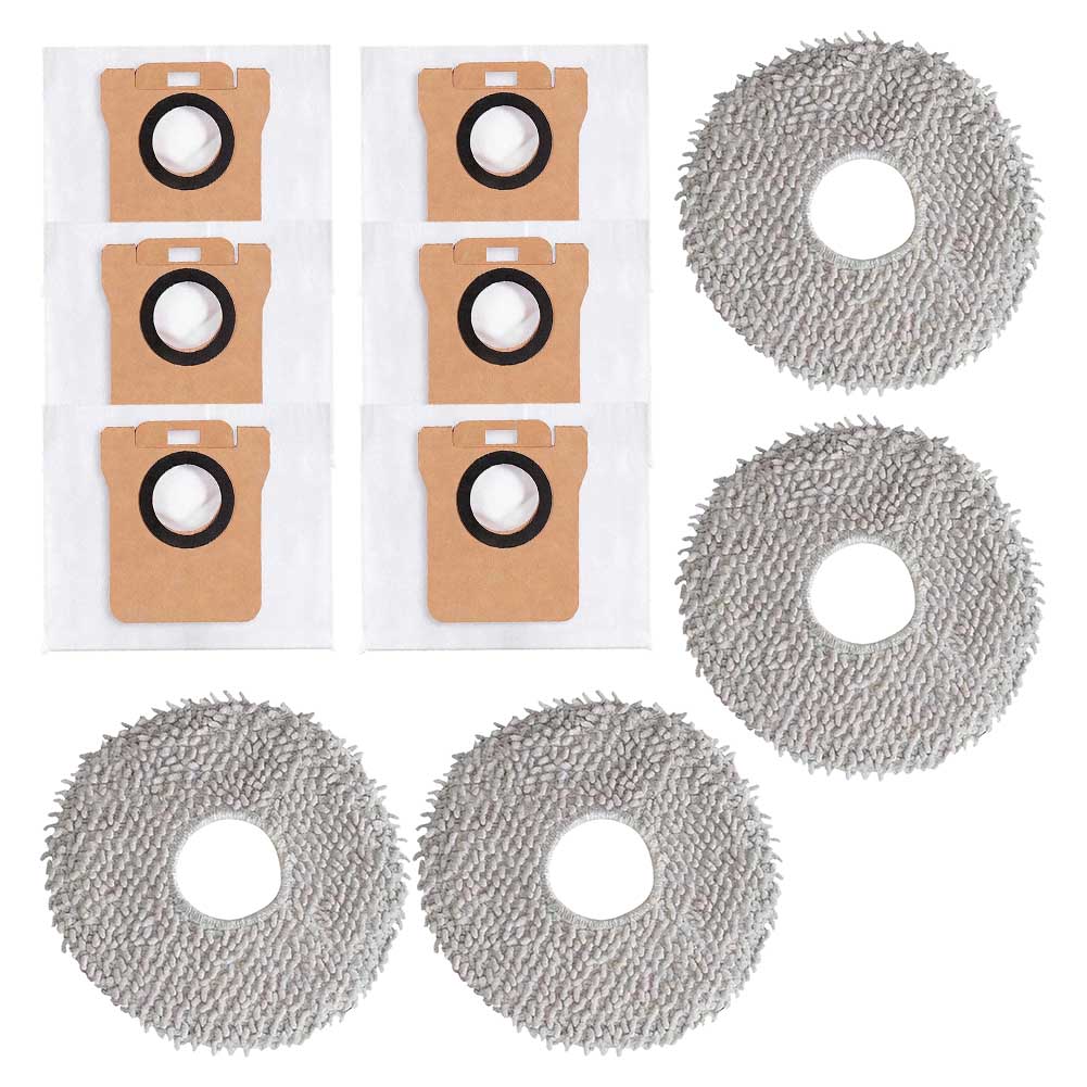 

1Set Compatible Dust Bags & Mop Cloths For Xiaomi For Mijia B116X20+ 6 Dust Bags 4 Coarse Cleaning Cloth Household Cleaning Tool China Mainland