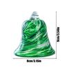 Christmas Bell Ornaments Glass Christmas tree Decorations christmas Bell Ornaments Holiday Decor For party Wall Door Window